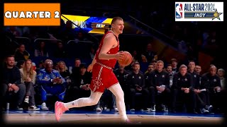 2024 NBA AllStar Game  East vs West  Quarter 2 Full Highlights [upl. by Leumek95]