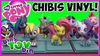 My Little Pony FULL SET Chibis Vinyl Figures CUTENESS OVERLOAD Unboxing amp Review by Bins Toy Bin [upl. by Nazus995]