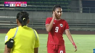 Claudia Scheunemann vs Kamboja • Bermain 90 menit dan tampil memukau • AFF Womens cup 2024 [upl. by Antipas]