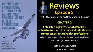 Episode 5 C2 EPA entrustment and the conceptualization of competence in the health professions [upl. by Docia]