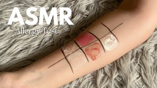 ASMR  Allergy Test On Real Person No Talking  Layered Sounds  Visual Triggers [upl. by Oremoh499]