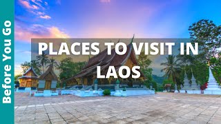 Laos Travel Guide 11 BEST Places to Visit in Laos amp Things to Do [upl. by Aliuqat]