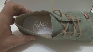 Rieker 5252852 Funzi Miint Green Shoes Unboxing and Test [upl. by Oribelle]