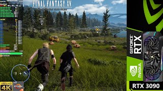 Final Fantasy XV HD Textures Max Settings VXAO 4K  RTX 3090  Ryzen 9 5950X [upl. by Gelasius]