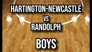 HartingtonNewcastle vs Randolph Boys Basketball Game [upl. by Oilalue]