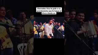 DiomedesDiaz se lucía en todos los escenarios 🪗😏 vallenato acordeon colombia [upl. by Airetnohs]