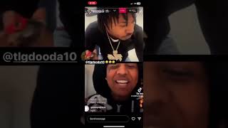 EBK Jaaybo X TLG Dooda Funny IG Live Freejaaybo [upl. by Dabbs]