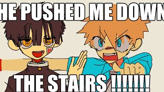 HE PUSHED ME DOWN THE STAIRS  TBHK Animatic [upl. by Sharman]