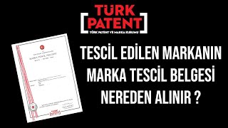 MARKA TESCİL BELGESİ NASIL ALINIR [upl. by Enitsirc406]