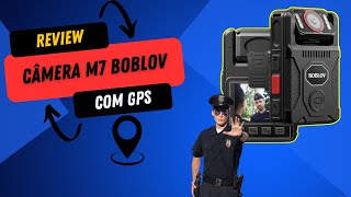 Review e Configuração da Câmera Body Cam Policial M7PRO com GPS 128GB e Visão Noturna 4K full HD [upl. by Aiva]