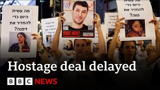 Release of Israeli hostages delayed  BBC News [upl. by Nere893]