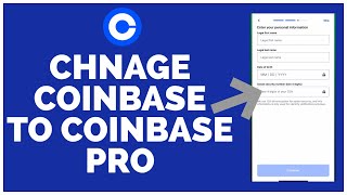 How to Change Coinbase to Coinbase Pro 2022  Upgrade to Coinbase Pro [upl. by Asille]