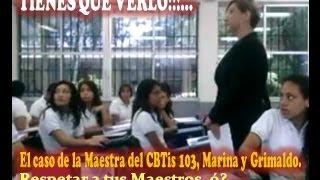 Maestra del CBTIS 103 Tienes que verlo [upl. by Roinuj]