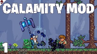 Terraria  1 what secrets are hidden  Calamity Mod Lets Play [upl. by Milena612]