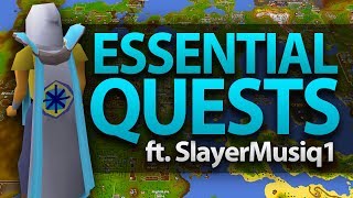 Essential Quests in OSRS ft SlayerMusiq1 [upl. by Nirro520]