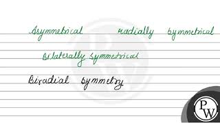 What is biradial symmetry [upl. by Golding]