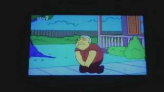 Man Gets Hit By Football simpsons [upl. by Enirolf]