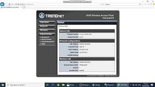 15 How to Configure Trendnet TEW 638APB as Access Point [upl. by Gunar]