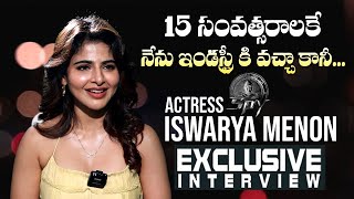 Actress Iswarya Menon Exclusive Interview About Spy Movie  Nikhil Siddharth  Manastars [upl. by Aserehtairam]