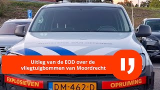 De EOD geeft uitleg over de vliegtuigbommen in Moordrecht die in november geruimd gaan worden [upl. by Elman]