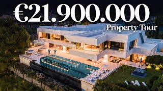 Inside €21900000 Epic Modern MEGA MANSION in Marbella with Erik Conover  Property Tour [upl. by Down908]