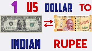 1 US Dollar to INDIAN Rupee Today LATEST Updates 01 JULY 2024 [upl. by Yenahpets505]