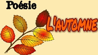 Poésie 🍂 Lautomne de Maurice Carême 🍂 [upl. by Aedrahs]