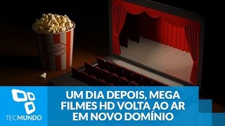 Um dia depois Mega Filmes HD volta ao ar em novo domínio [upl. by Ybreh]