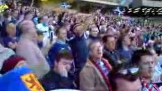 Loch Lomond Sung by Scotland Fans at Hampden [upl. by Llenart]