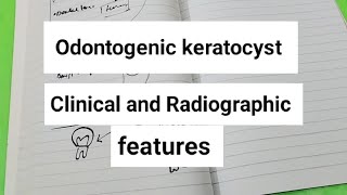 Odontogenic keratocyst Oral PATHOLOGY [upl. by Andersen]