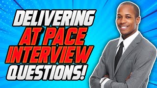 Civil Service DELIVERING AT PACE Behaviour Competency INTERVIEW QUESTIONS amp ANSWERS [upl. by Aleron865]