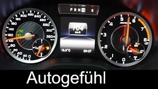 Mercedes AClass A45 AMG 0100 kmh 060 mph acceleration  Autogefühl [upl. by Swisher]