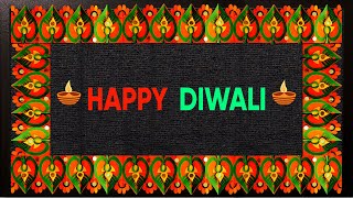 Beautiful Border For DIWALI FESTIVAL  Part 2  DIY [upl. by Sucramaj]