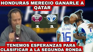 PRENSA HONDUREÑA  quotMERECIMOS GANARLE A QATARquot  REACCIÓN HONDURAS 1  1 QATAR COPA ORO 2023 [upl. by Portingale]