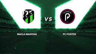 Macla Madrink vs FC Pontos 5  5 [upl. by Nnagem]