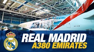 Real Madrid Plane  Emirates A380  Behind the scenes [upl. by Tallbot589]