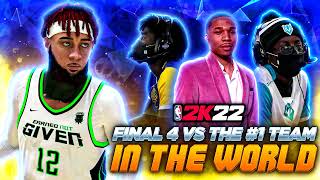 I PLAYED VS THE BEST PS5 TEAM IN THE WORLD IN FINAL 4 HOW TO BEAT ANY DEFENSE  NBA 2K22 COMP GAME [upl. by Innus]