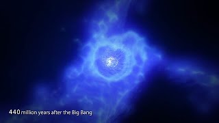 Computer simulation of star formation in MACS1149JD1 [upl. by Stokes45]