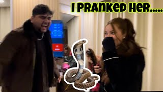 I PRANKED RABEECA🤣SNAKE AGAYAVLOG BY KHURAIM KHAN [upl. by Darice253]