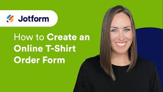 How to Create an Online Tshirt Order Form [upl. by Eal461]