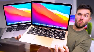 M1 Macbook Air vs Pro 13 vs Intel  2 Weeks Later 2020 [upl. by Schechter]