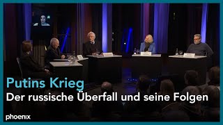 Diskussion quotPutins Krieg Der russische Überfall und seine Folgenquot MDRPodiumsdiskussion [upl. by Trebma603]