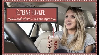 MY ANOREXIA RECOVERY  Extreme Hunger  professional advice amp my own experience [upl. by Ahsinyt]