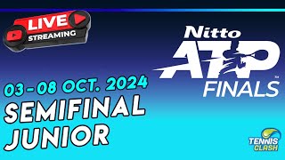 Tennis Clash Nitto ATP Finals Junior Semifinal Round October 2024 [upl. by Halsy]