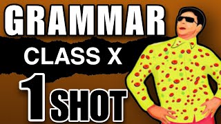 1 PAGE TRICKS  Class 10 English GRAMMAR one shot tensemodals reported speechsubject🔥 2024 [upl. by Gala]