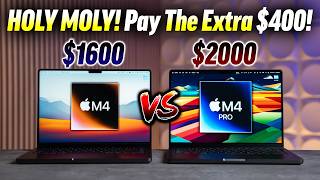 M4 vs M4 Pro MacBook Pro  The Value HOLY SMOKES [upl. by Dorsey]