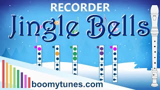 Jingle Bells  RECORDER Play AlongHow to Play [upl. by Waechter726]