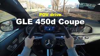 2024 Mercedes Benz GLE 450d Coupe POV drive [upl. by Manus]