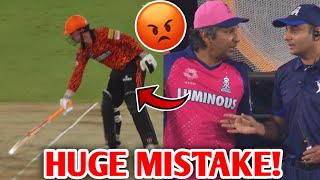 IPL UMPIRES Another HUGE MISTAKE 😡 Travis Head Run Out SRH vs RR IPL 2024 News [upl. by Claudelle74]