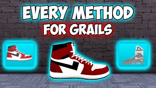 The BEST Methods To Get Grails In Sneaker Resell Simulator Roblox [upl. by Llegna]